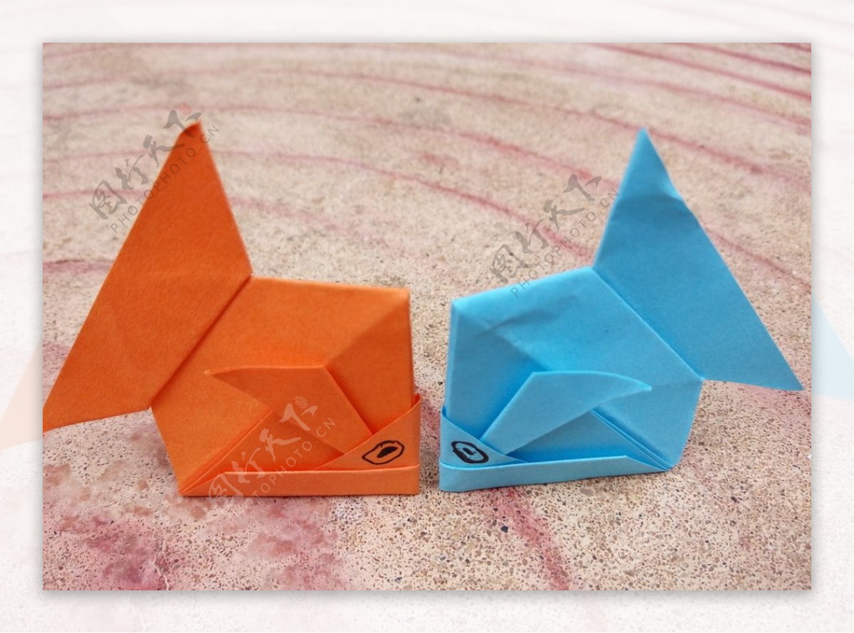 折纸鱼，金鱼折纸高清图解手工制作教程 - 有点网 - 好手艺