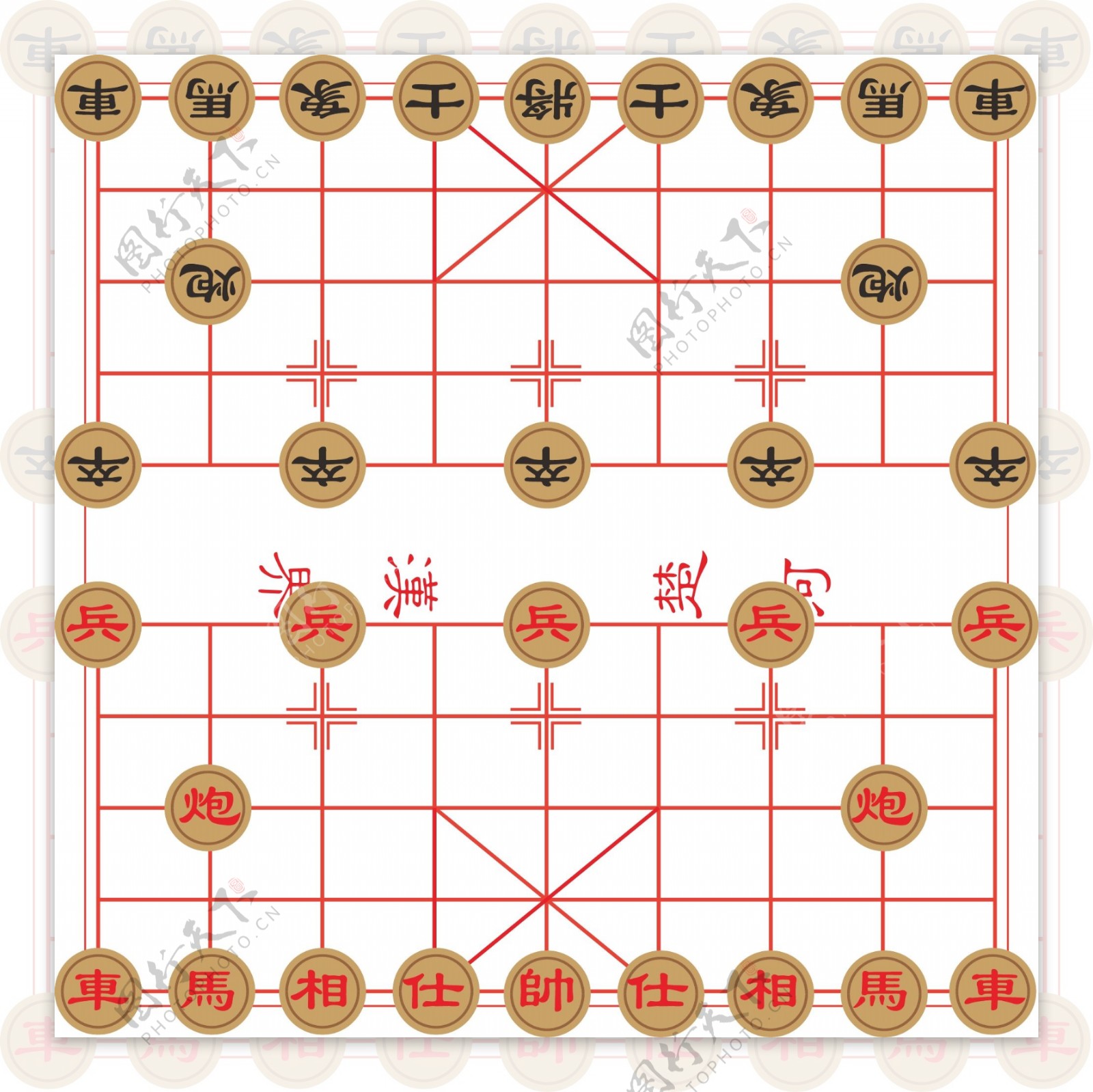 矢量中国象棋