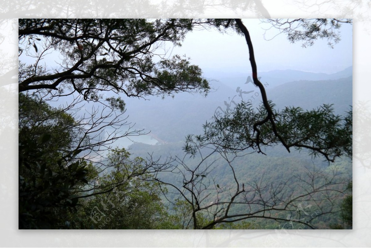 圭峰山森林公园俯瞰美景