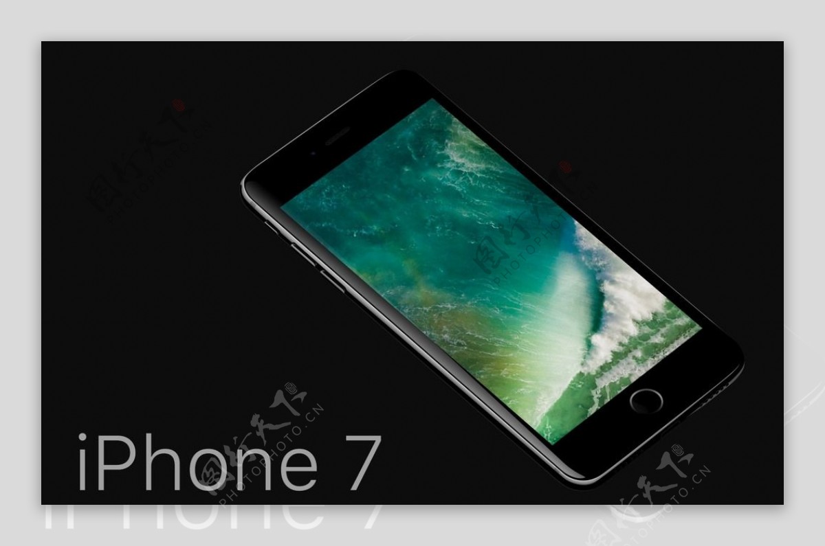 iPhone7亮黑款模板