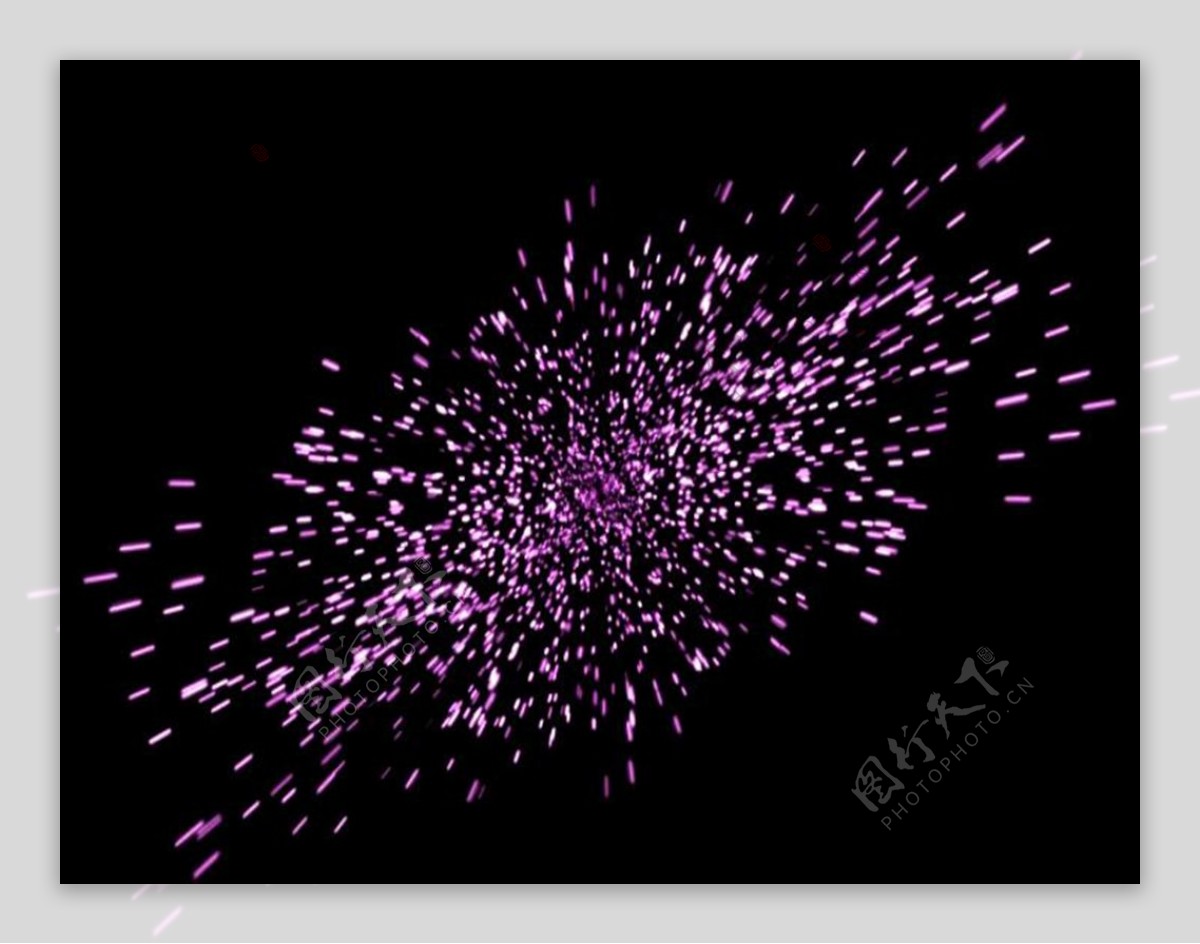 紫色爆炸烟花视频素材