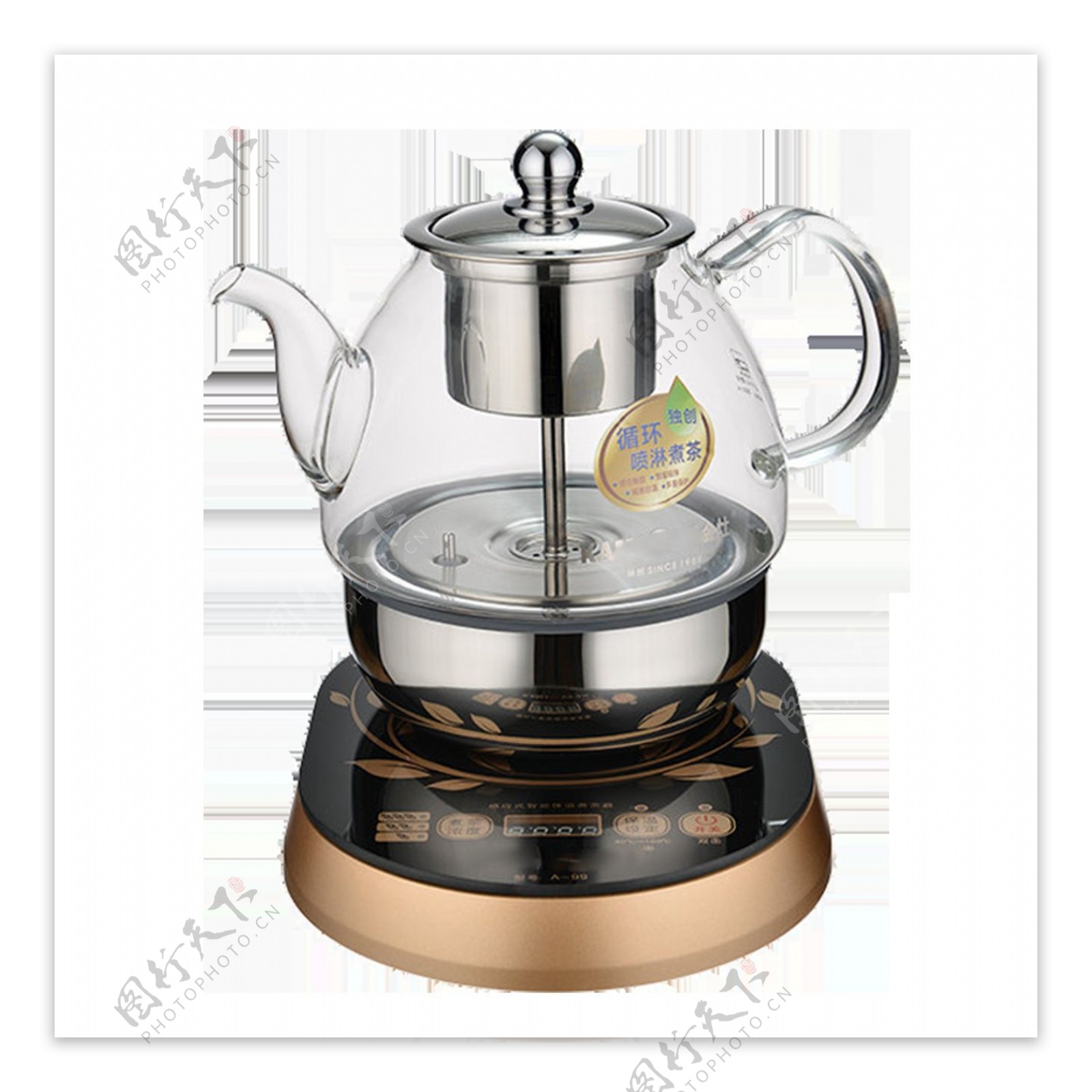 电器透明茶壶元素