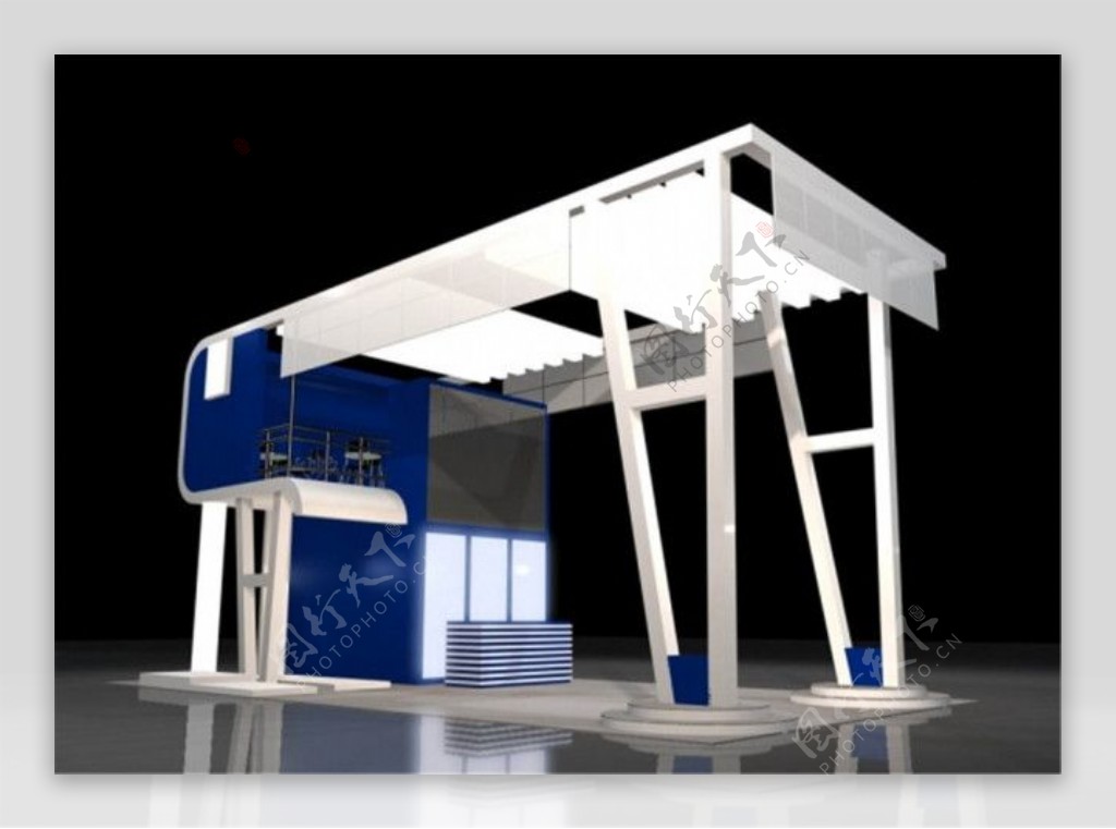 3D展厅展览设计模型