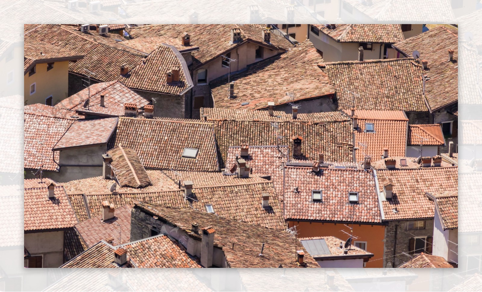 意大利旧城区屋顶