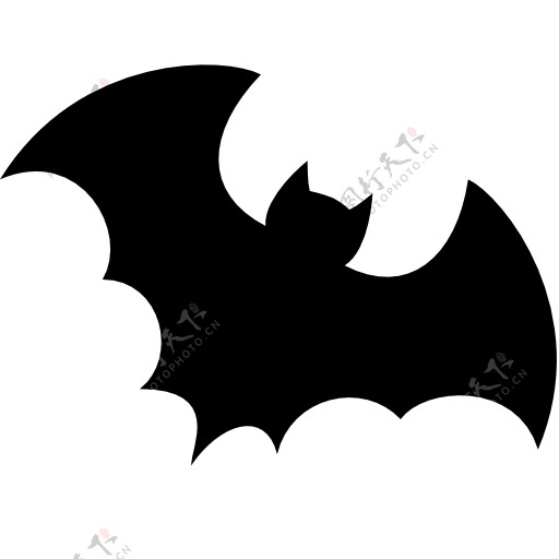 黑色卡通蝙蝠图片免抠png透明图层素材