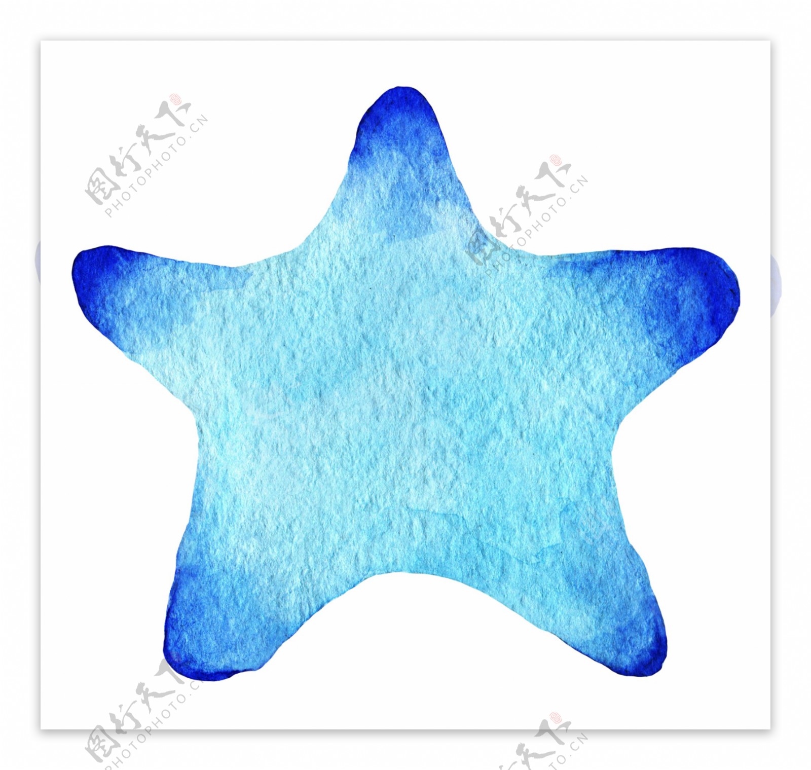 可爱蓝色小星星图片素材