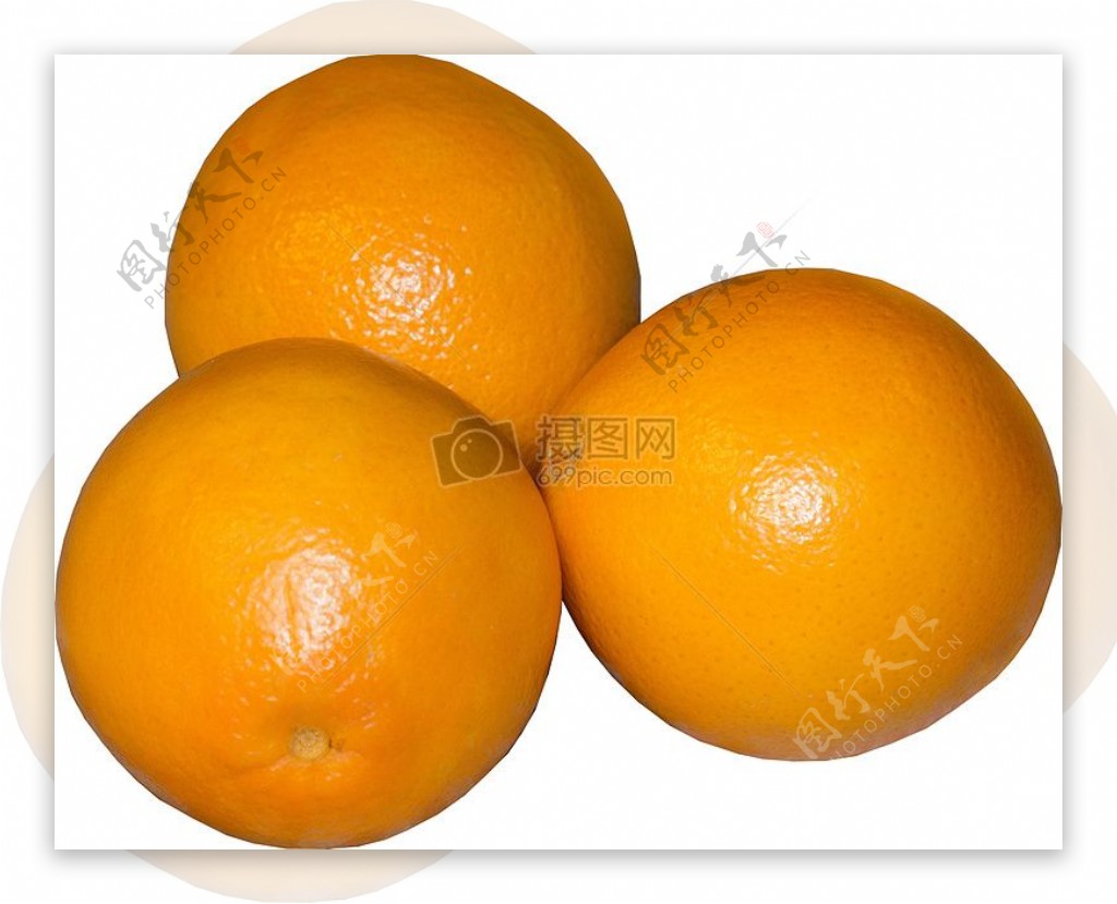 光滑的橙
