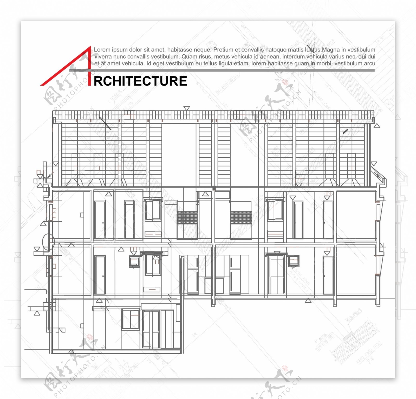 房屋结构图设计