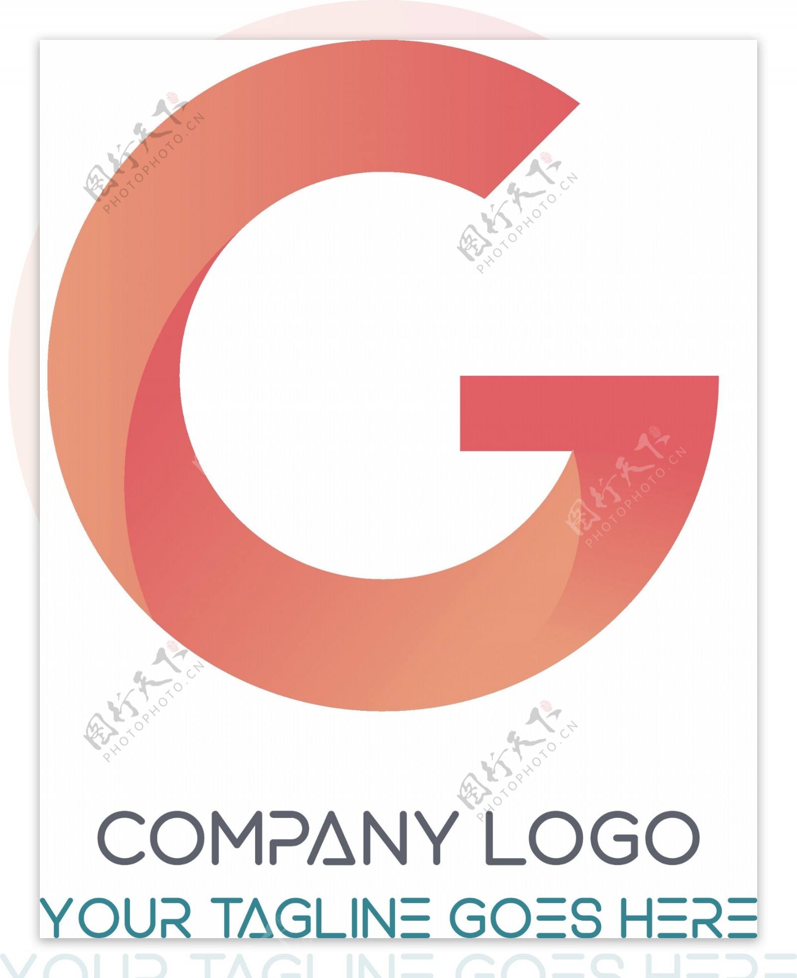 红色字母G图标logo标志