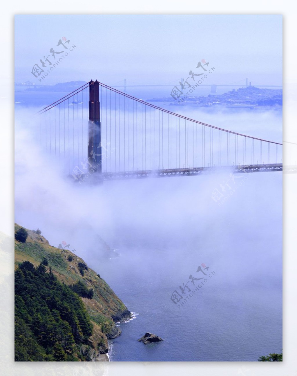 旧金山大桥摄影图片
