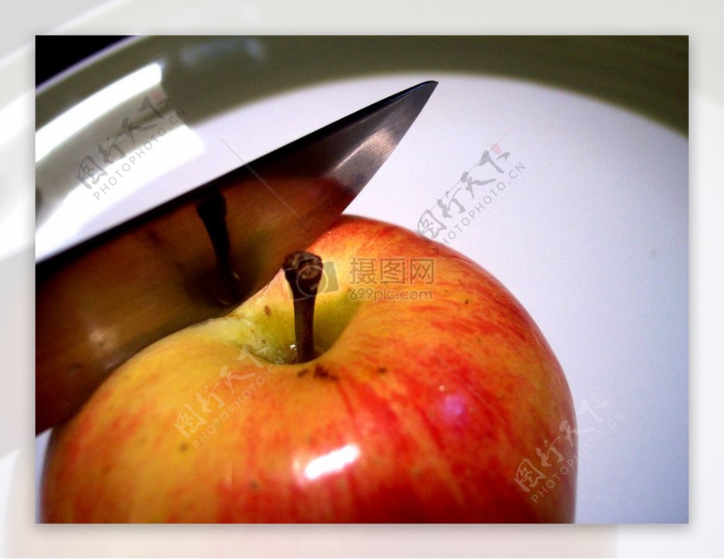 刀子和苹果素材