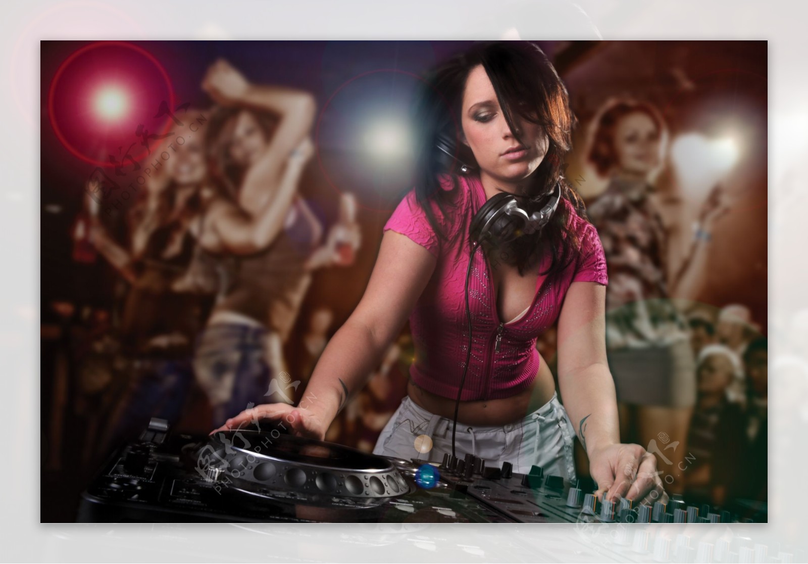美女DJ音乐人图片