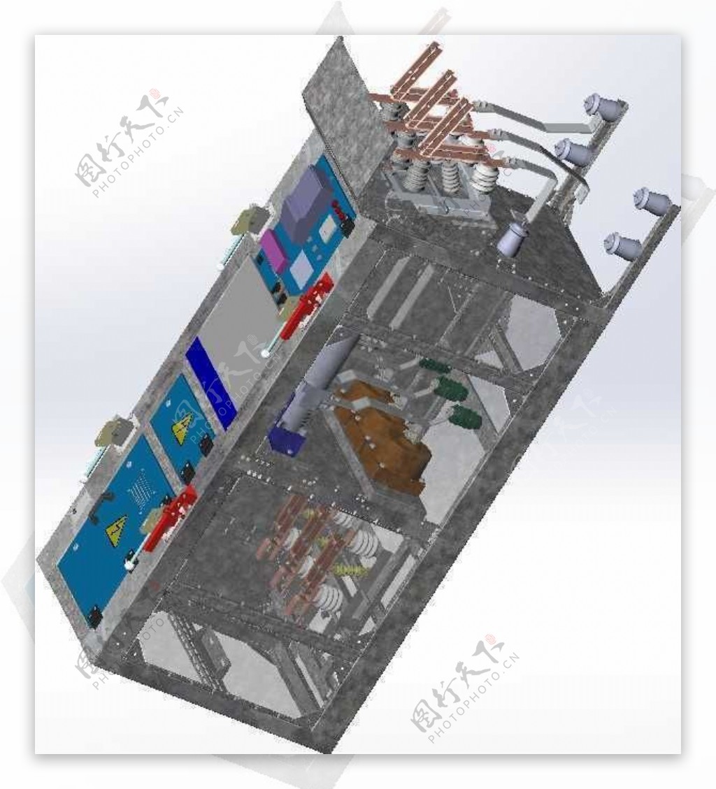 10千伏配电柜机械模型