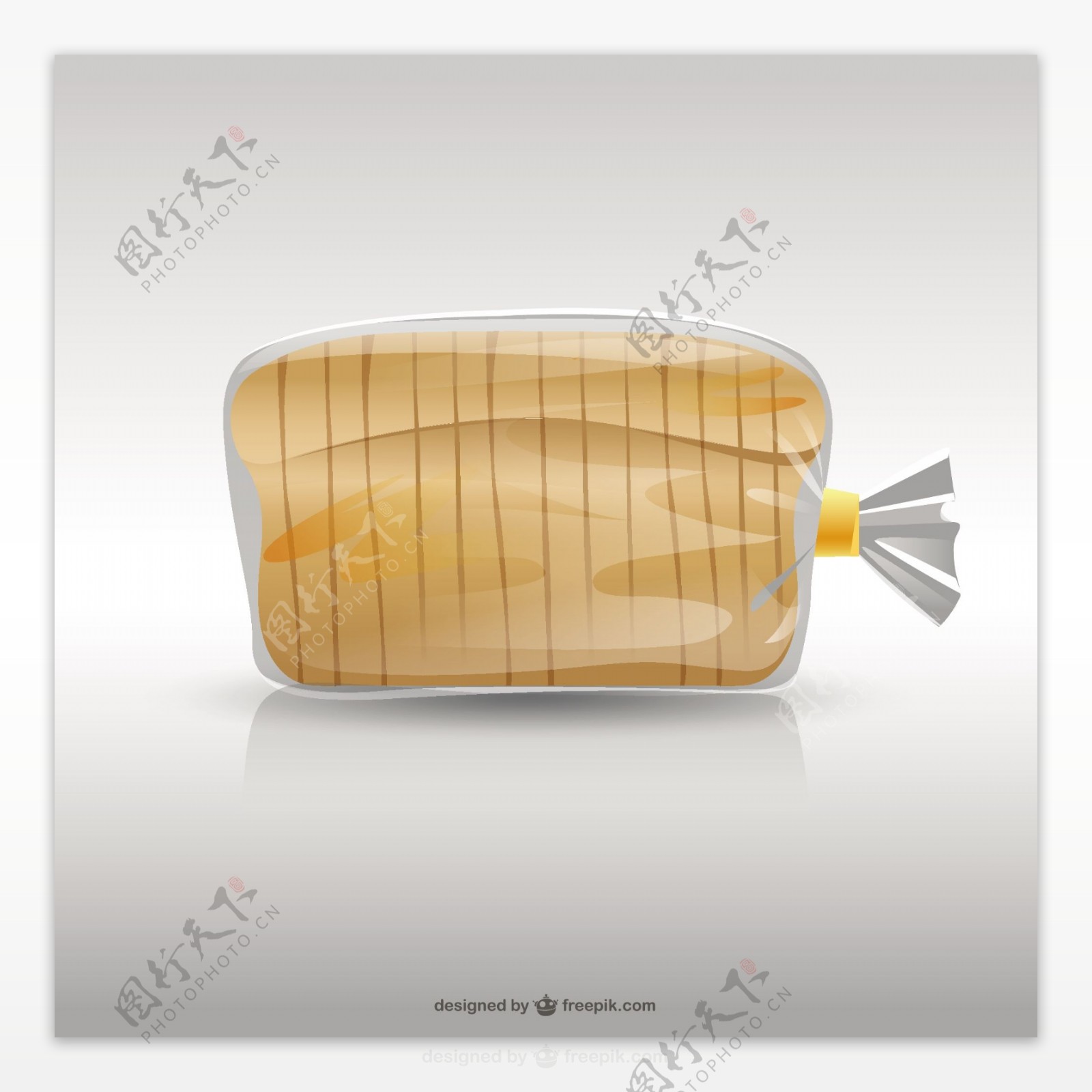 面包袋插画