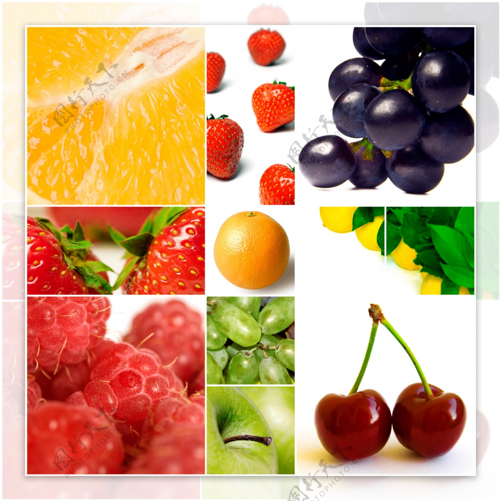水果拼图图片