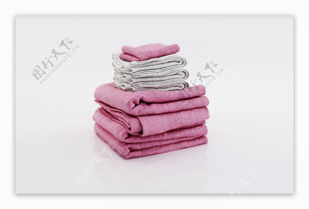 粉色色调毛巾模型