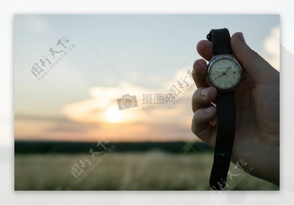 日落手手表日出手表时钟定时户外