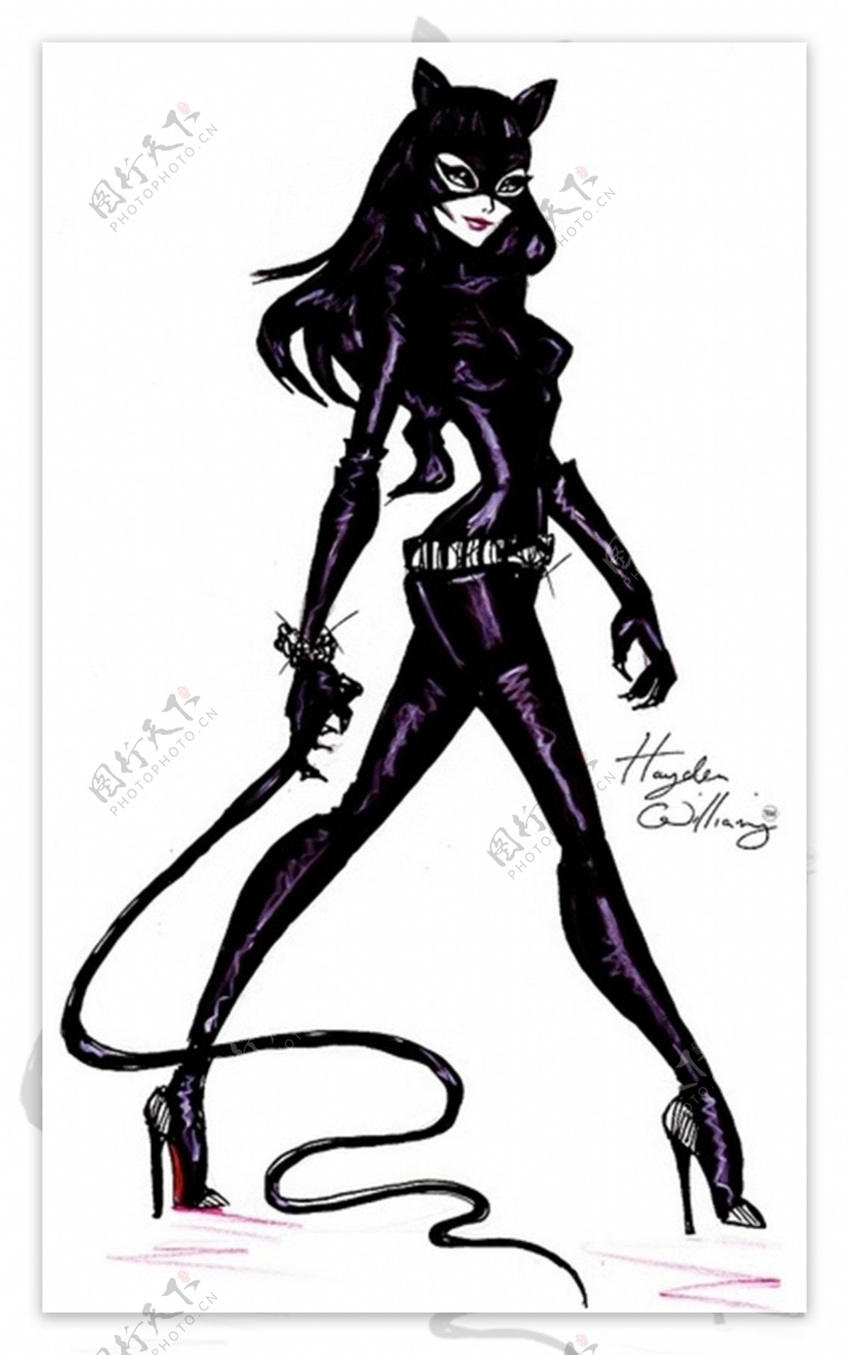 黑猫女装设计图