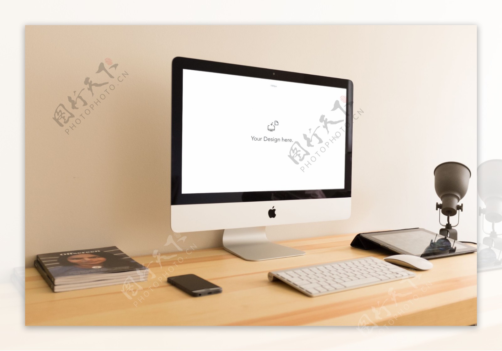 网页设计iMac样机素材