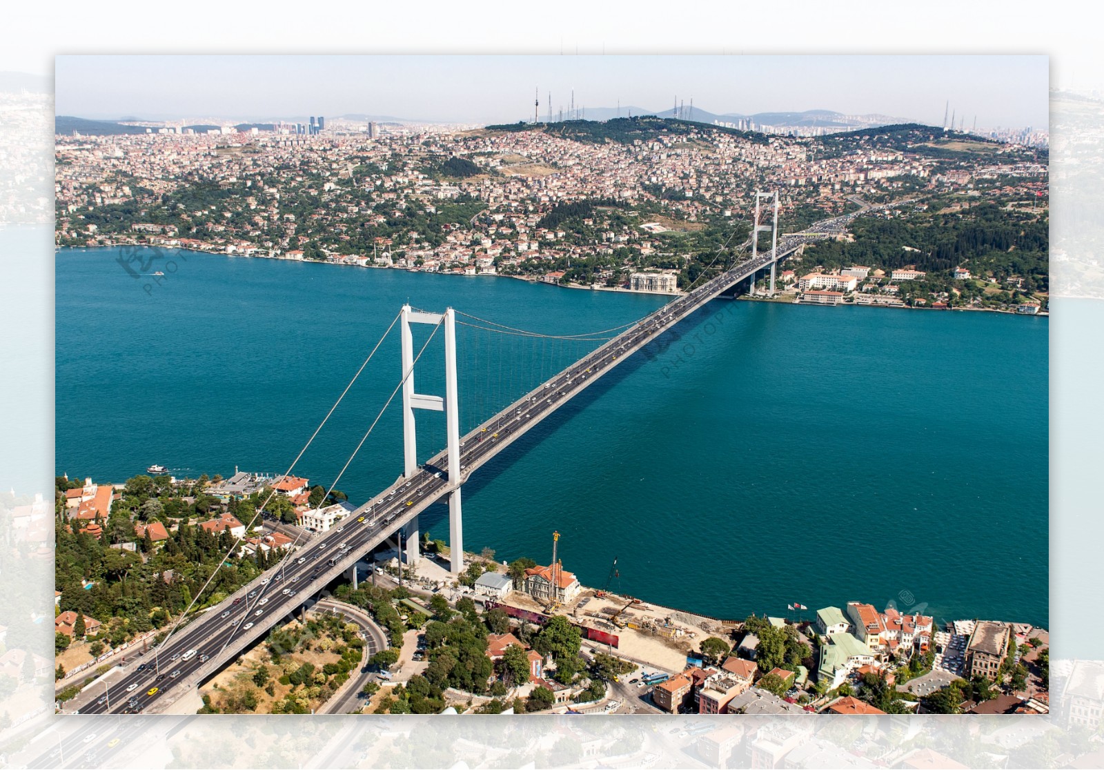 伊斯坦布尔大桥风景图片