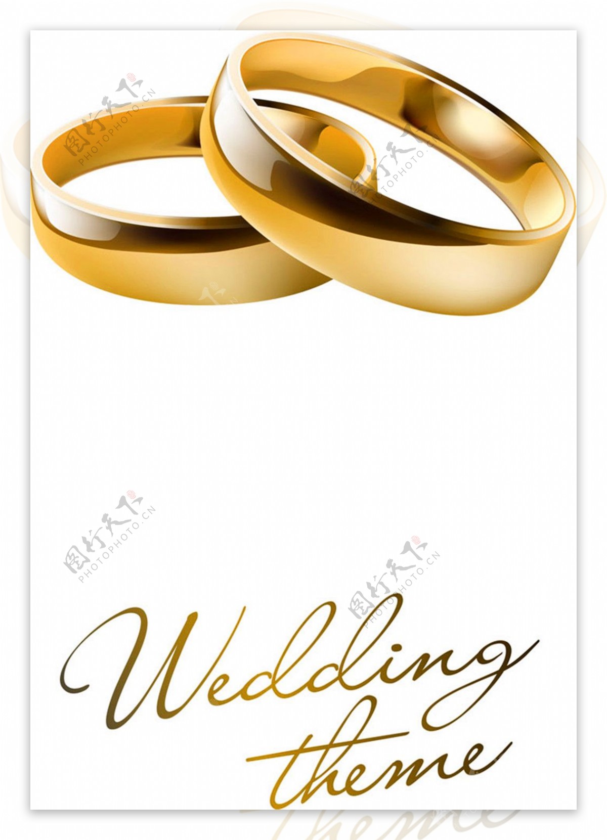 结婚戒指素材图片