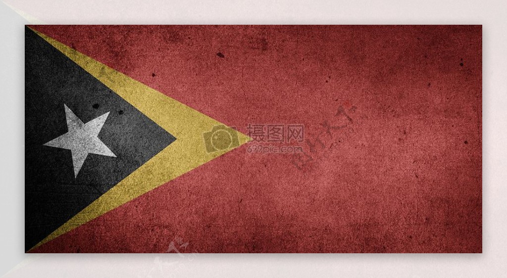 东帝汶的国旗标志