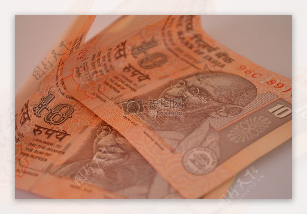 印度10卢比纸钞