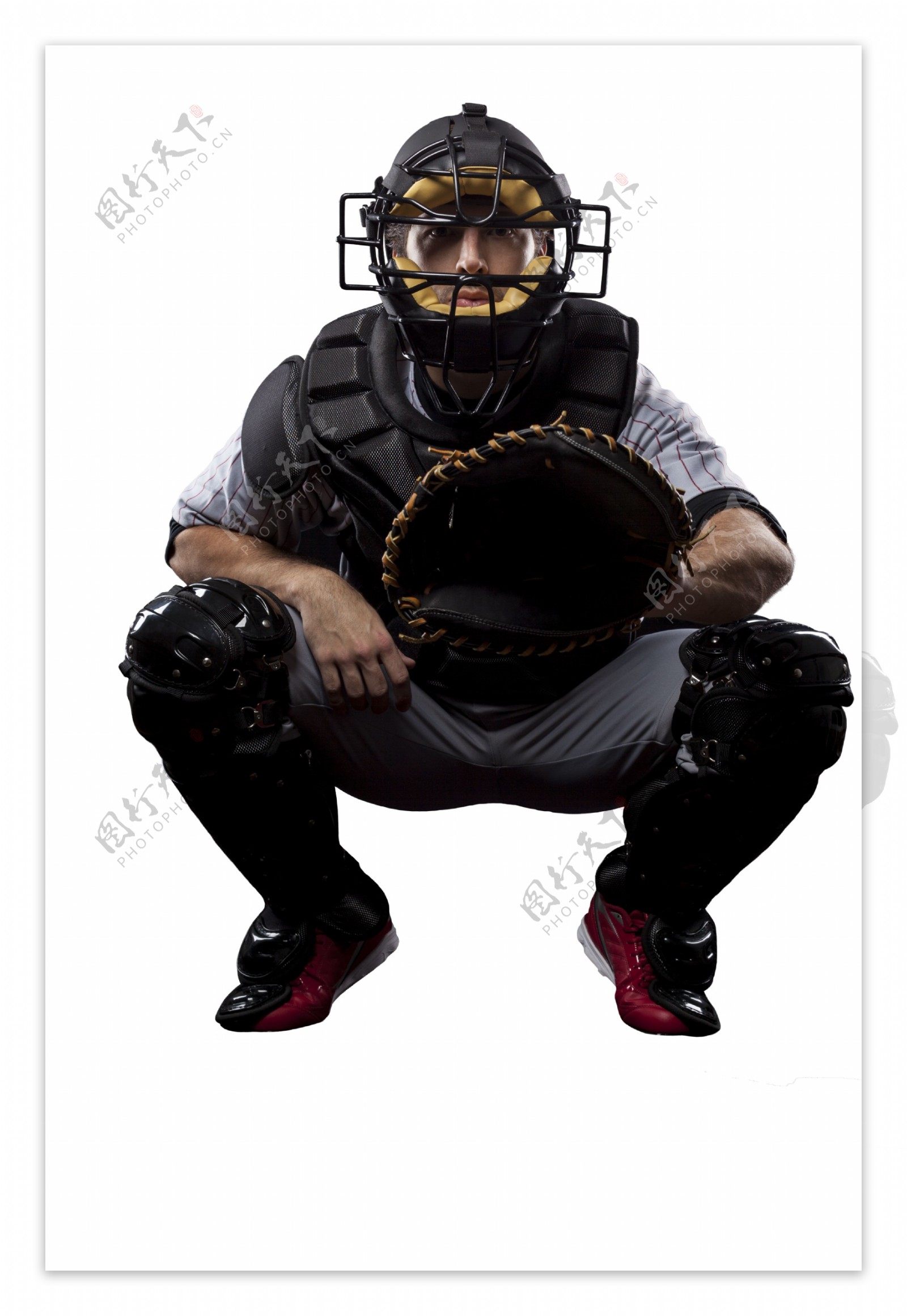 戴头盔的棒球运动员