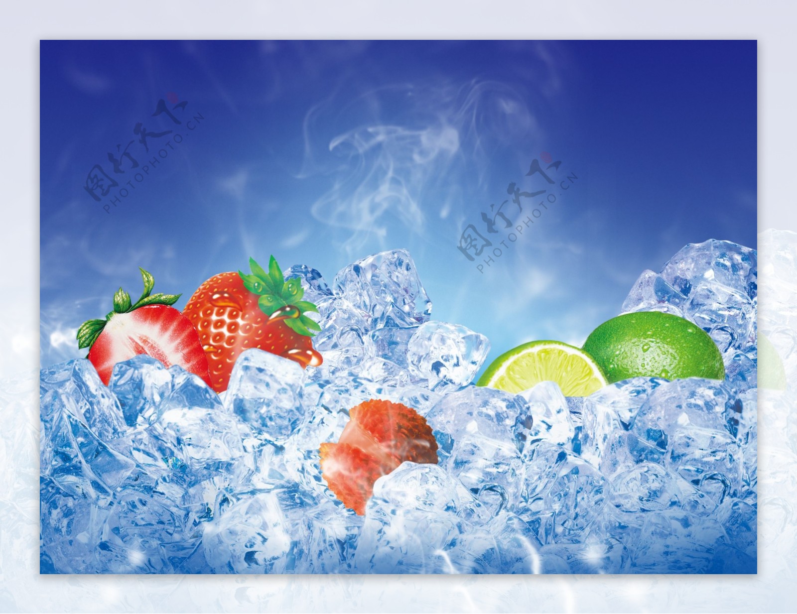 冰和水果
