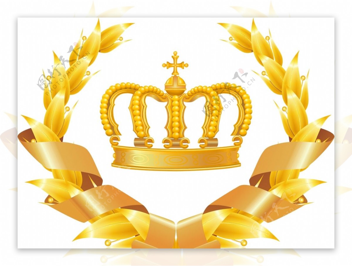 金色麦穗皇冠