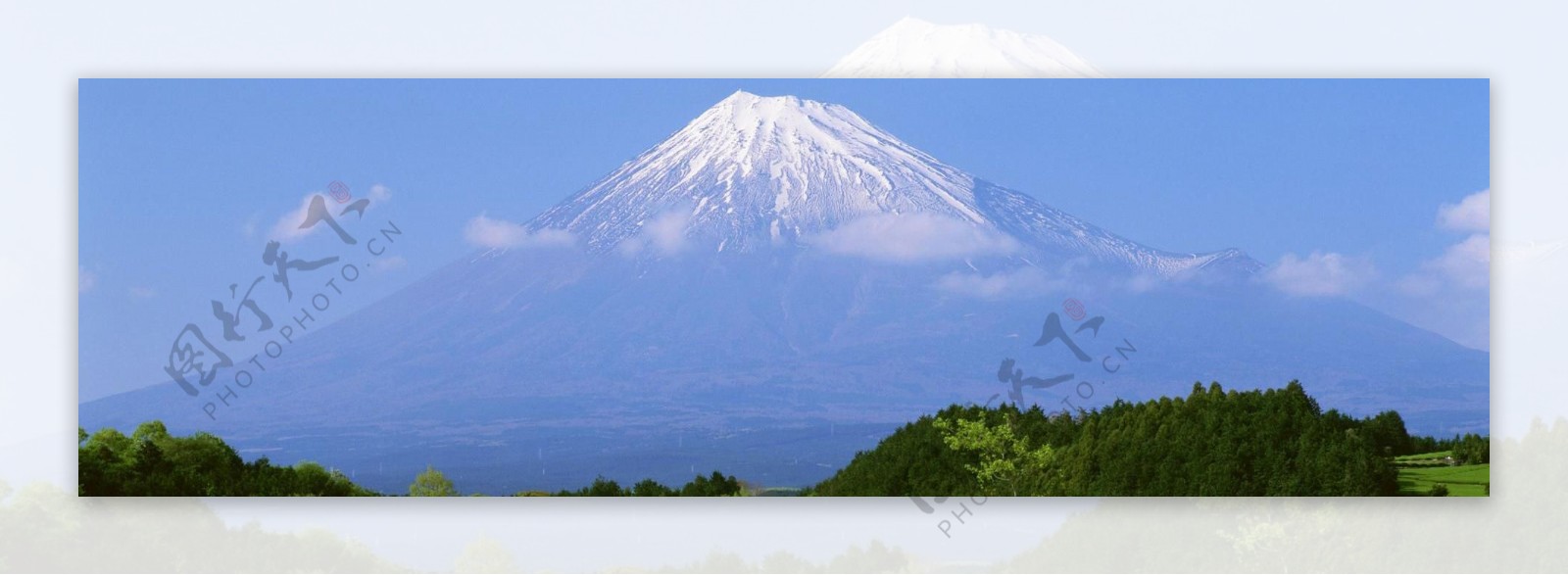 富士山banner创意设计