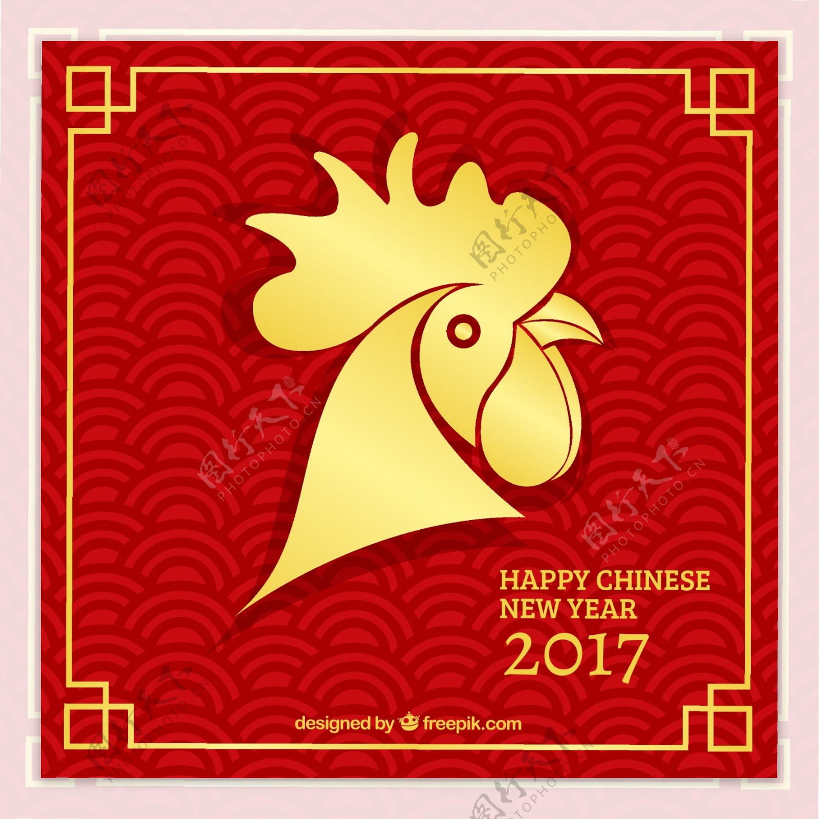中国农历新年鸡年