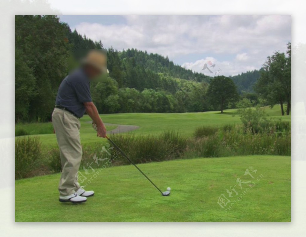 体育运动高尔夫视频背景