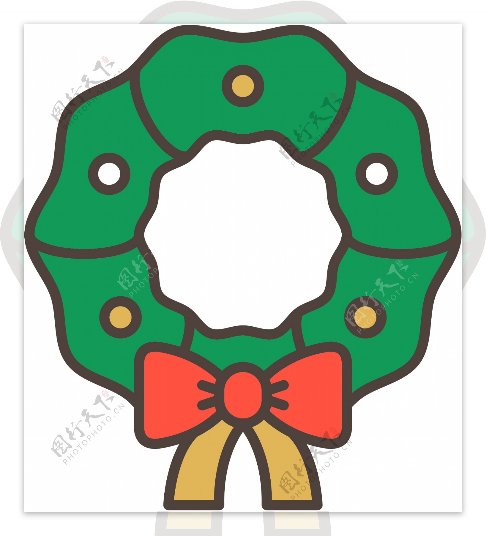精美扁平化圣诞节icon图标