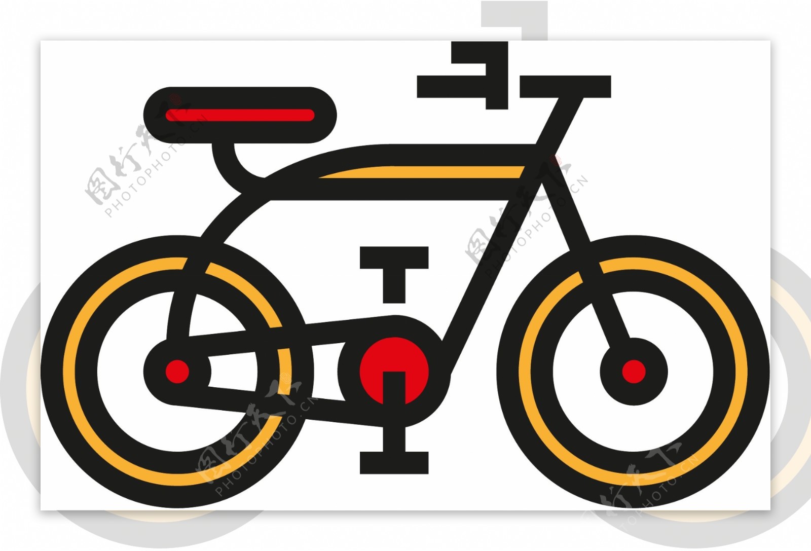 交通工具插画icon图标