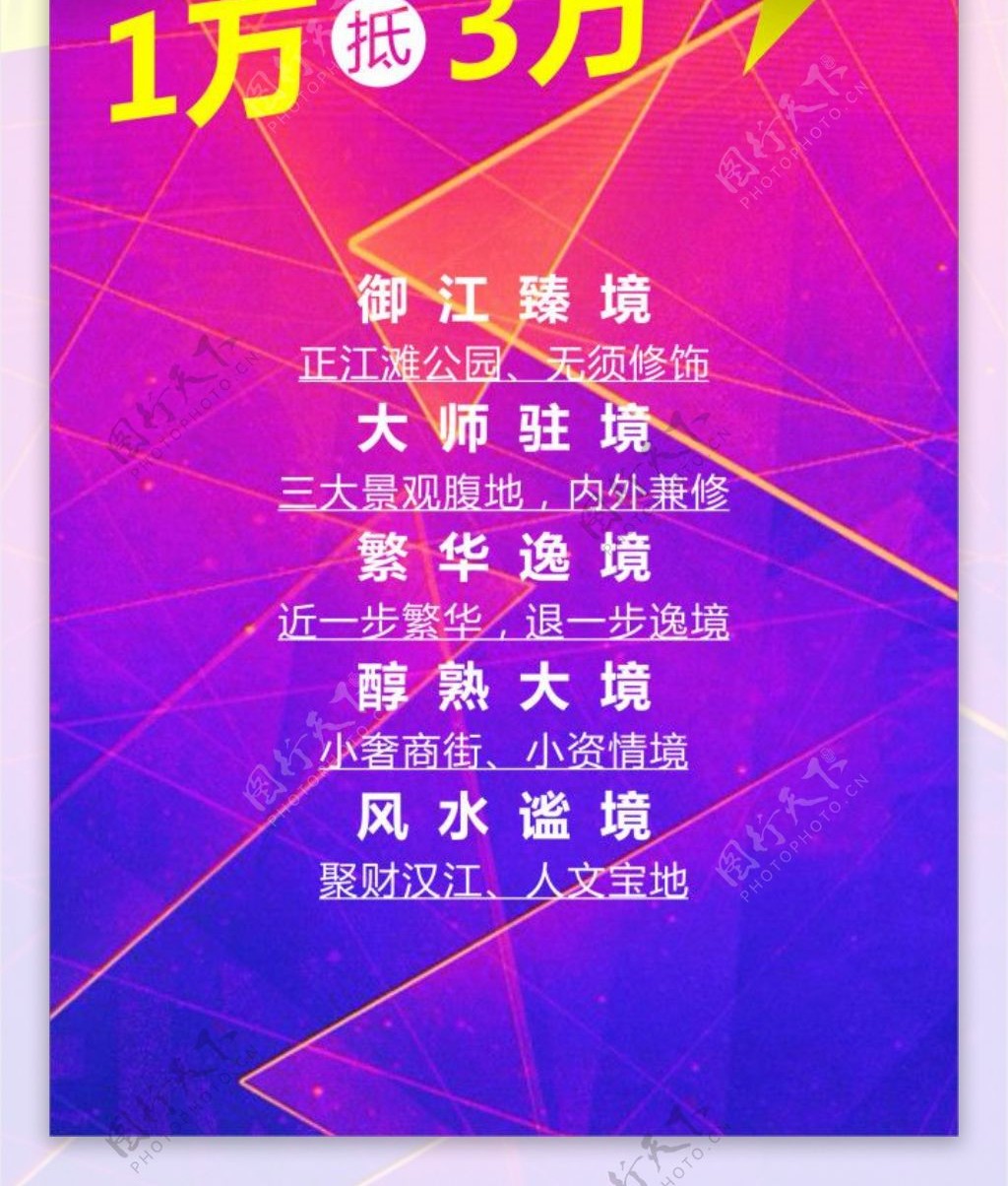 房地产炫彩易拉宝