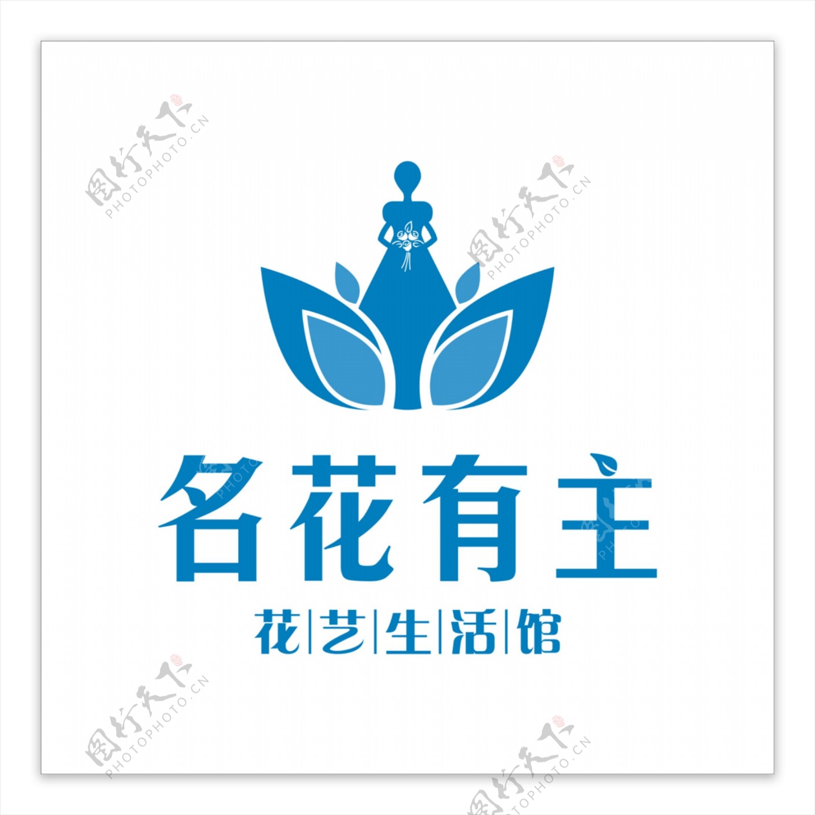 企业花店logo设计图