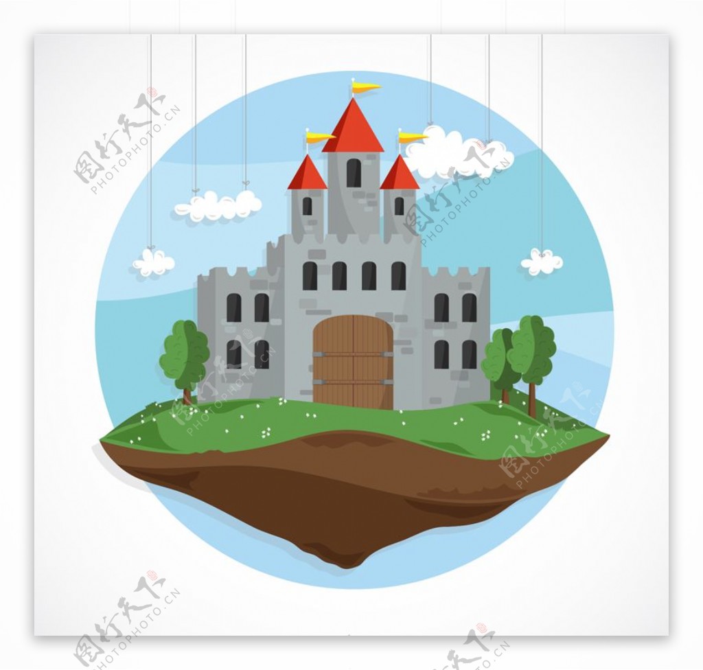 悬浮童话城堡
