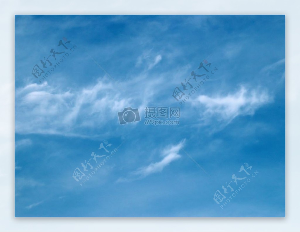 摄影师拍到的蓝天天空