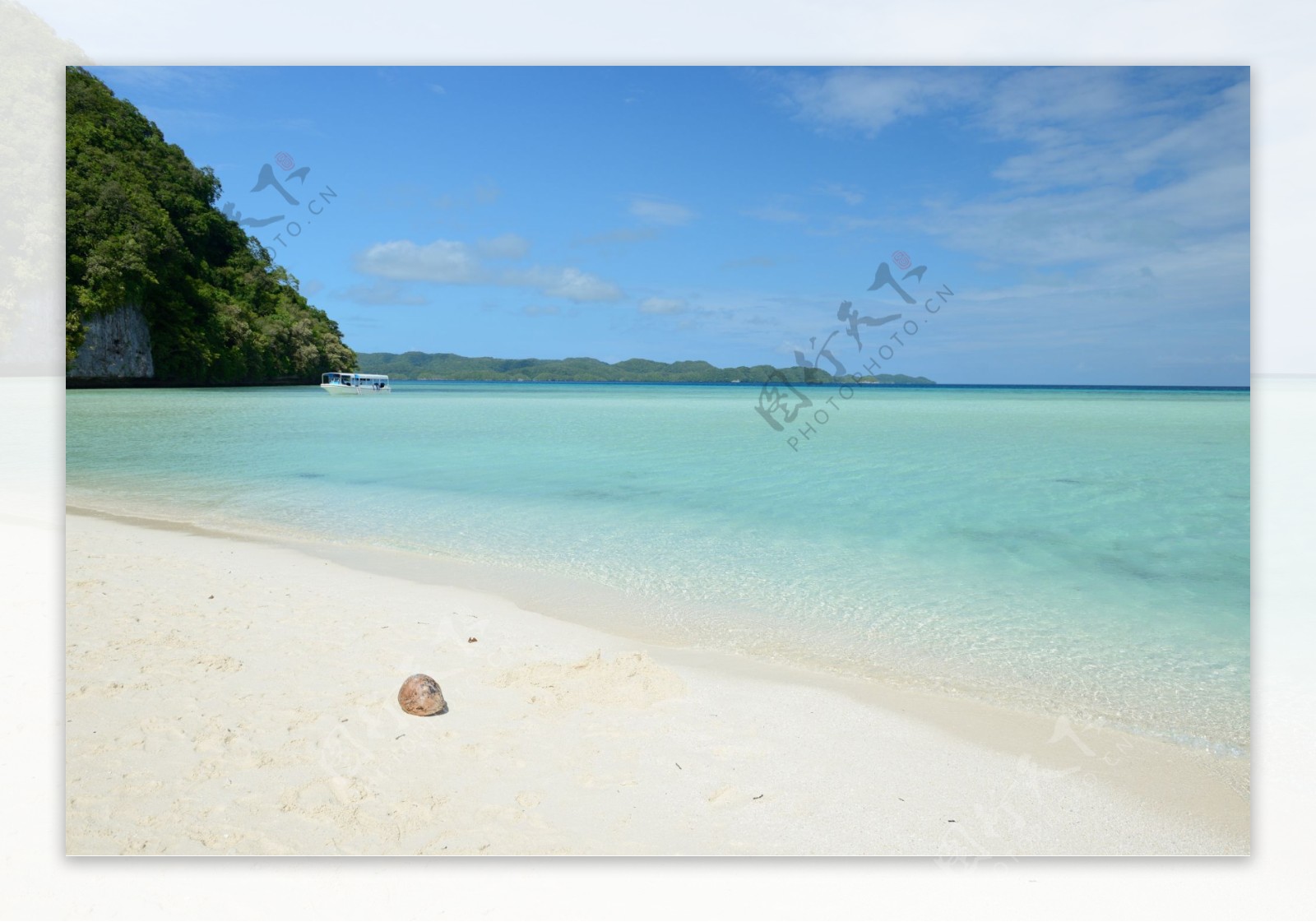 帕劳的海洋和沙滩风景