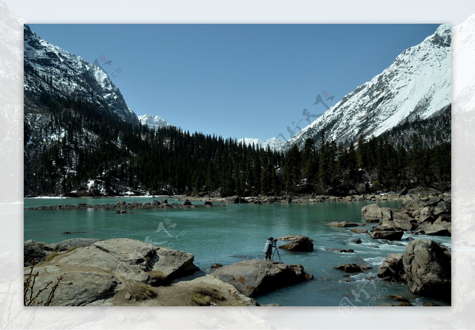 西藏然乌湖风景