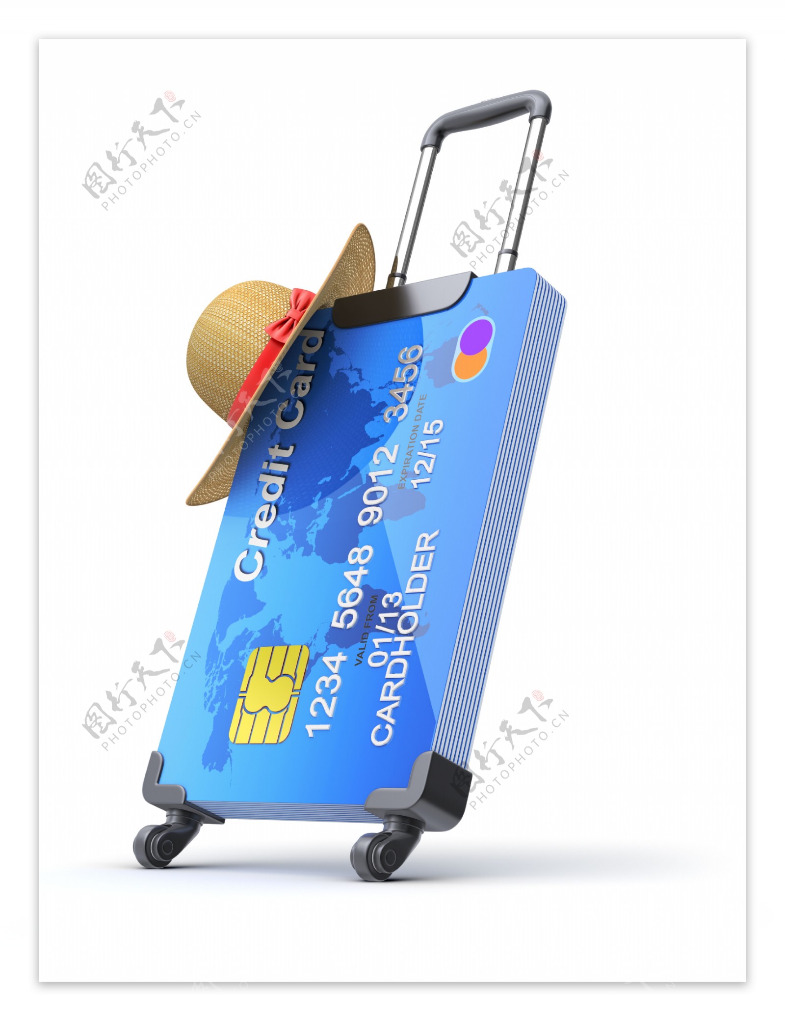 旅游车信用卡图片