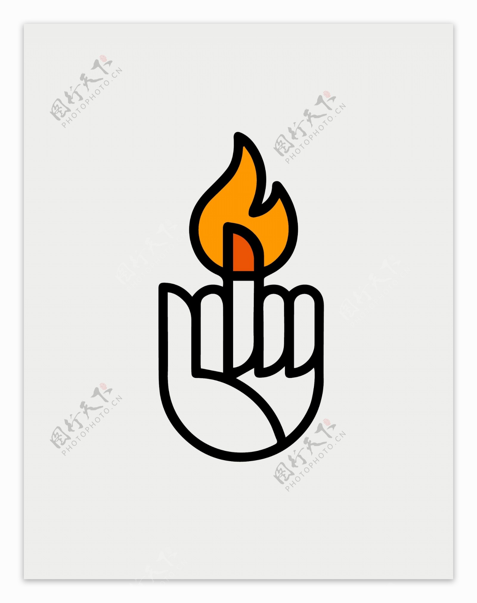 火中指AI图标icon