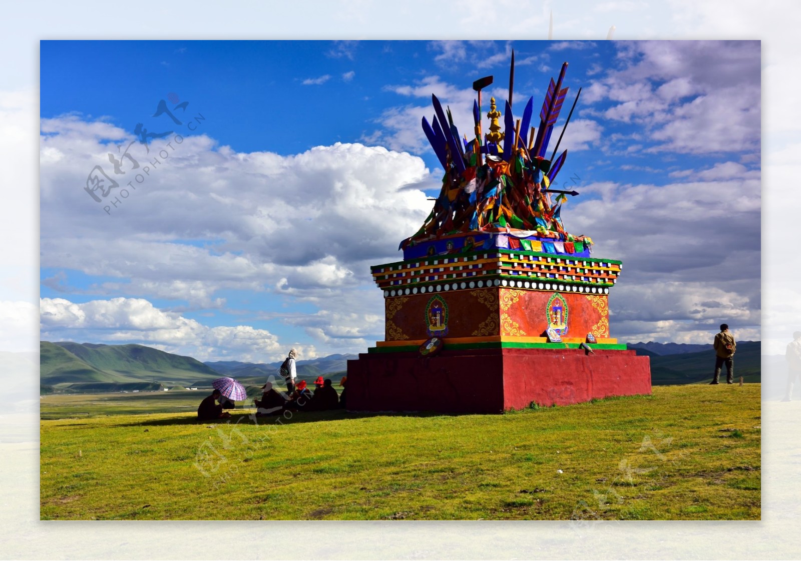 西藏白玉亚青寺风景