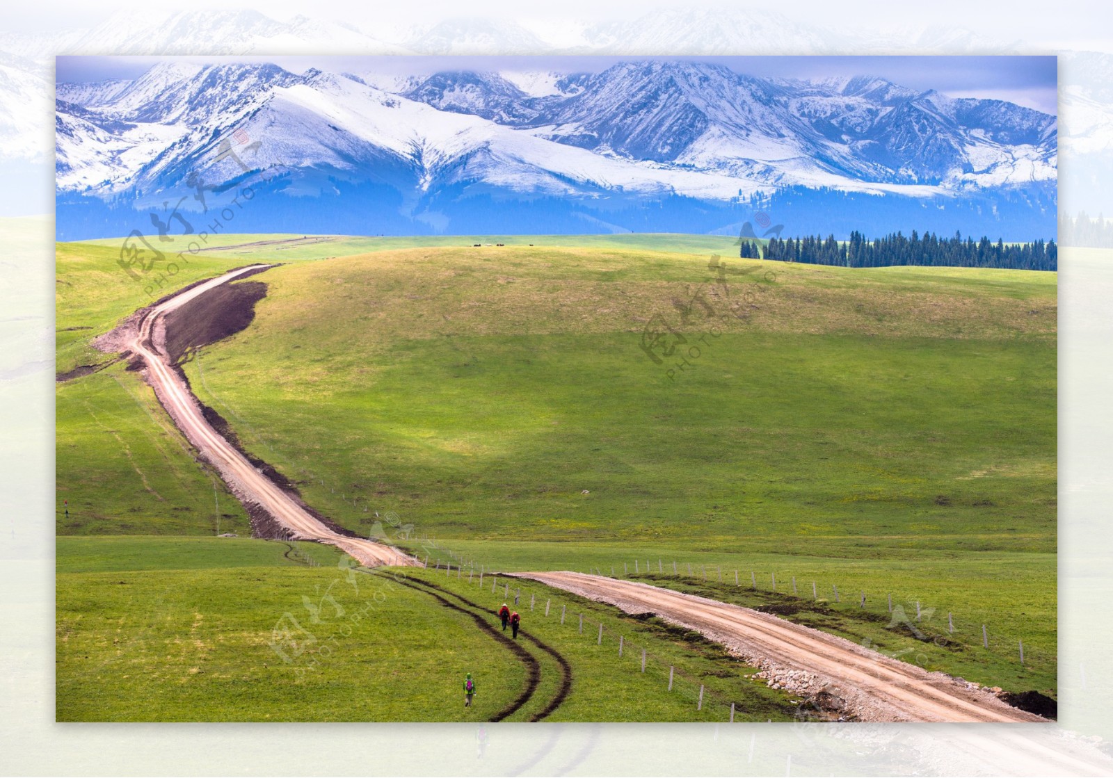 新疆喀拉峻草原风景