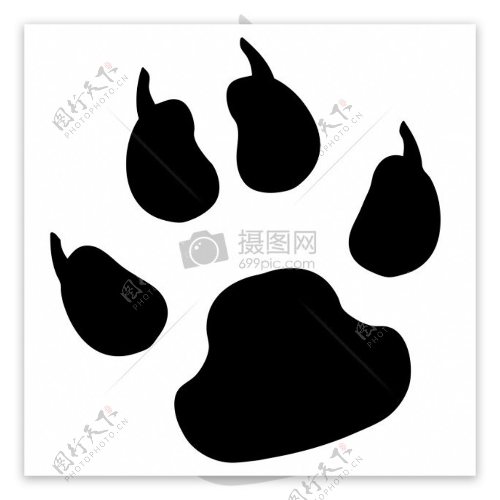 动物爪印图案设计图__广告设计_广告设计_设计图库_昵图网nipic.com