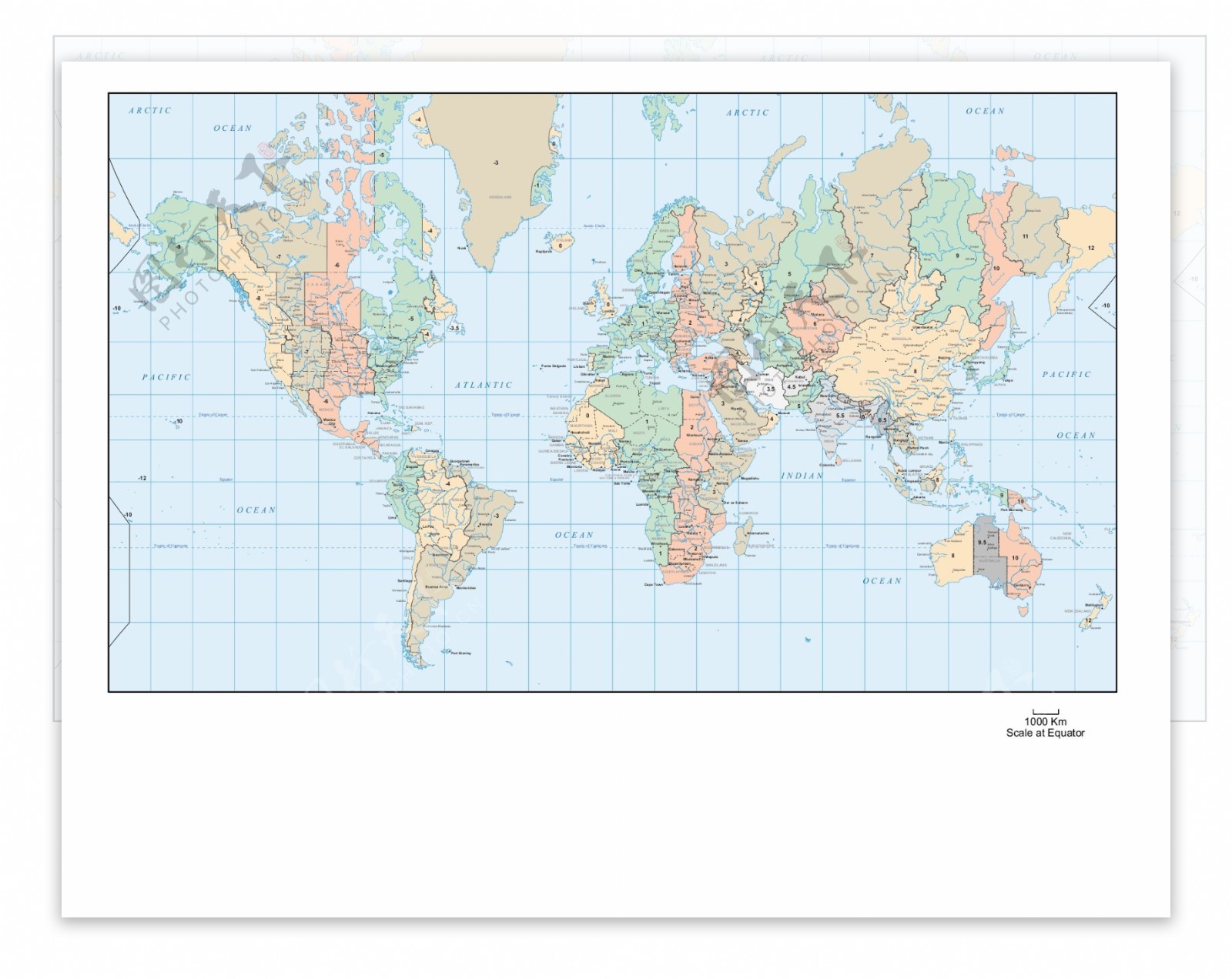 世界地图素材
