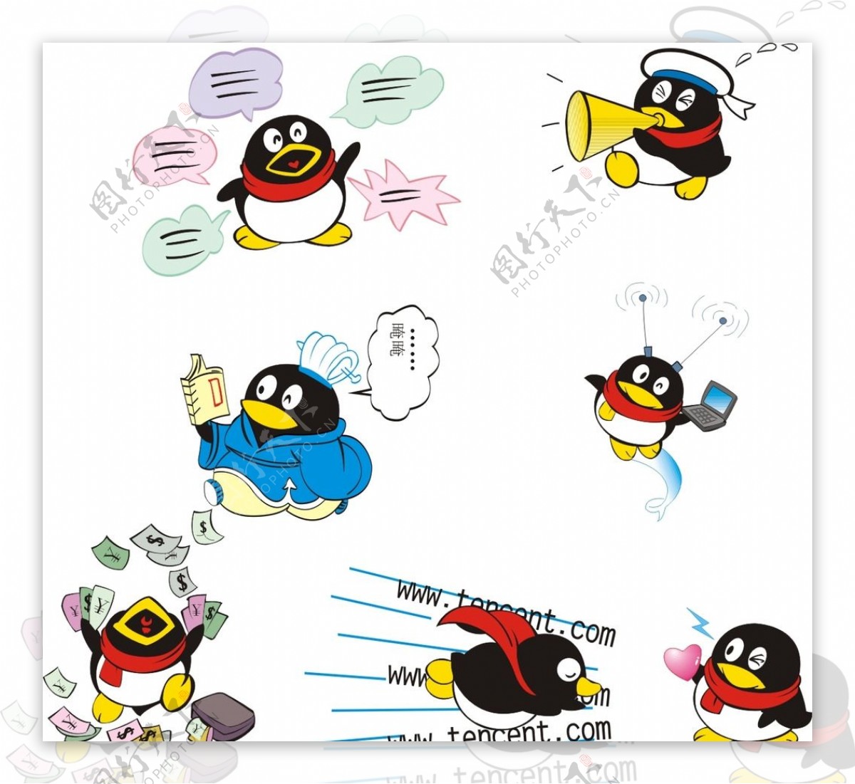 QQ企鹅图片素材-编号26207315-图行天下