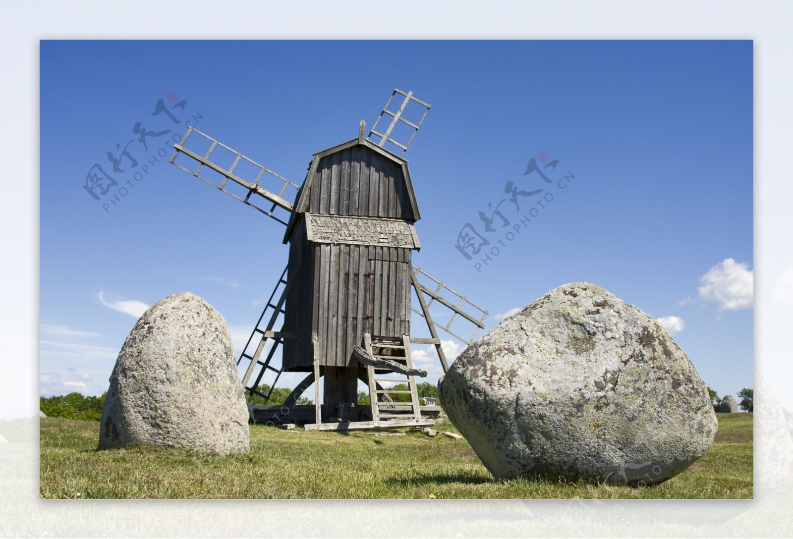荷兰风车高清大图图片