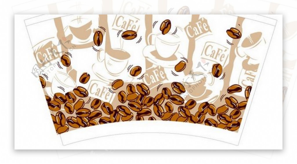 咖啡杯模板设计